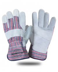 Перчатки спилковые комбинированные ЮГРА Safeprotect р.10,5 (х12х120)