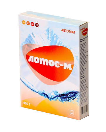 Бытовая химия - Порошок 450г Лотос-М автомат (х24)